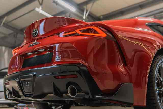 Toyota Supra front kővédő fóliázás és kerámiabevonat